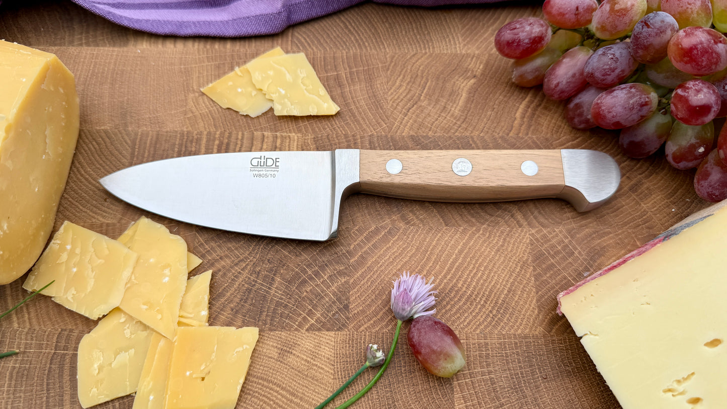 Güde Hartkäsemesser Alpha Walnuss