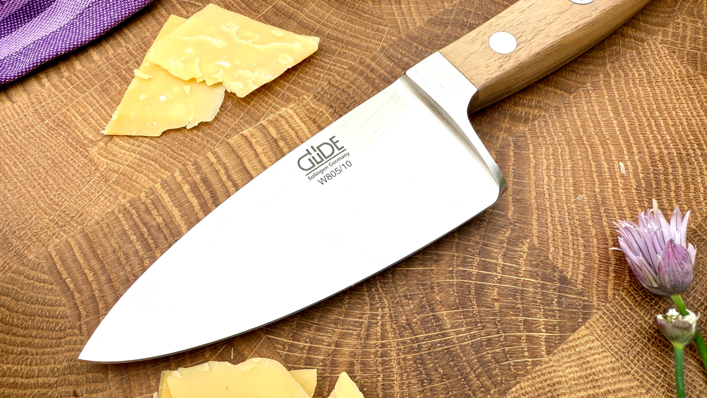 Güde Hartkäsemesser Alpha Walnuss