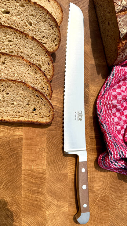 Güde Brotmesser Alpha Walnuss (Klingenlänge 32 cm)
