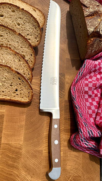 Güde Brotmesser Alpha Walnuss (Klingenlänge 32 cm)