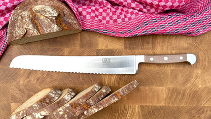 Güde Brotmesser Alpha Walnuss (Klingenlänge 32 cm)