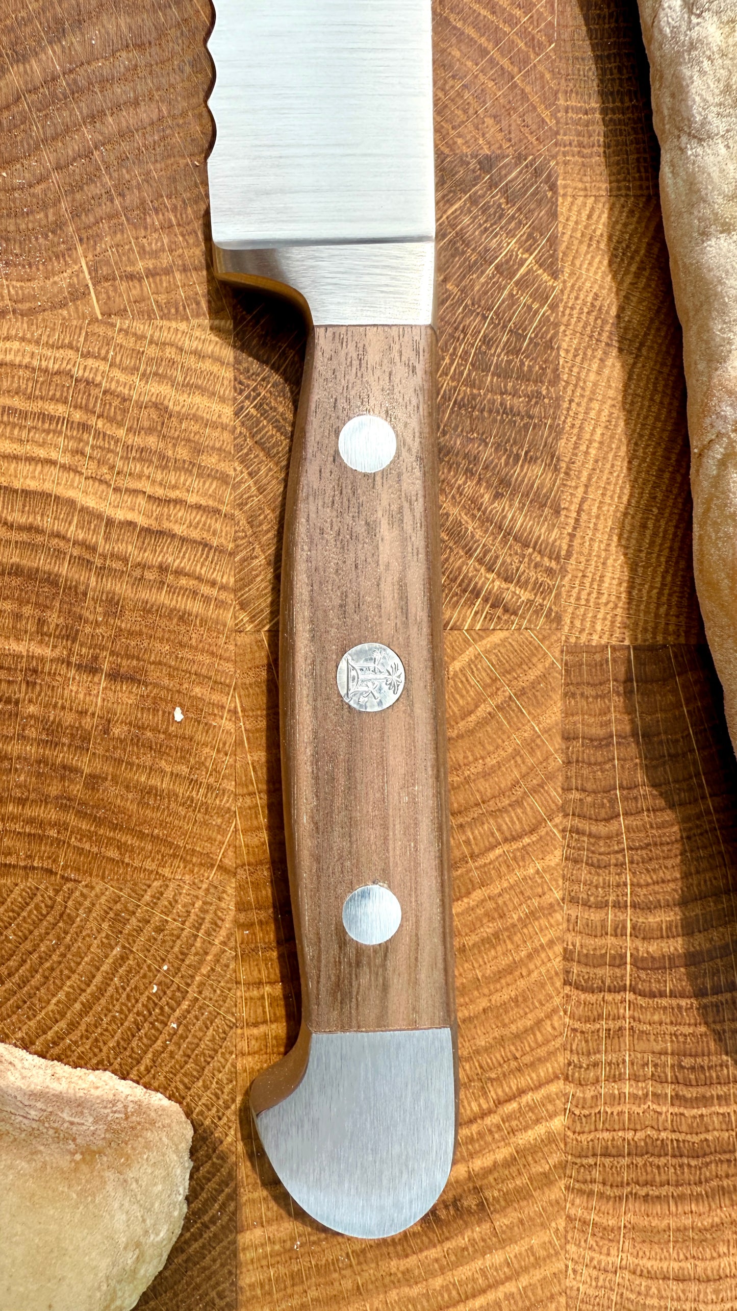 Güde Brotmesser Alpha Walnuss (Klingenlänge: ca. 21 cm)
