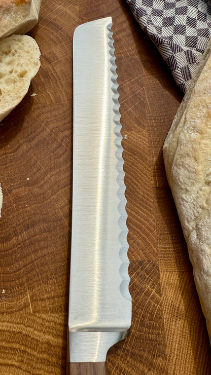 Güde Brotmesser Alpha Walnuss (Klingenlänge: ca. 21 cm)