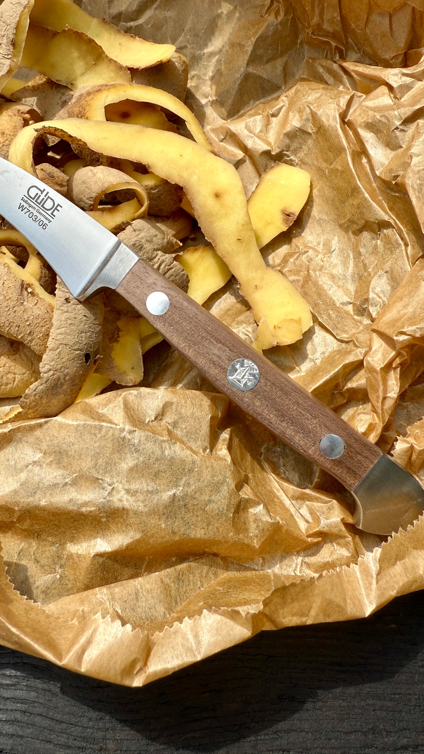 Güde Schälmesser Alpha Walnuss (Klingenlänge 6 cm)