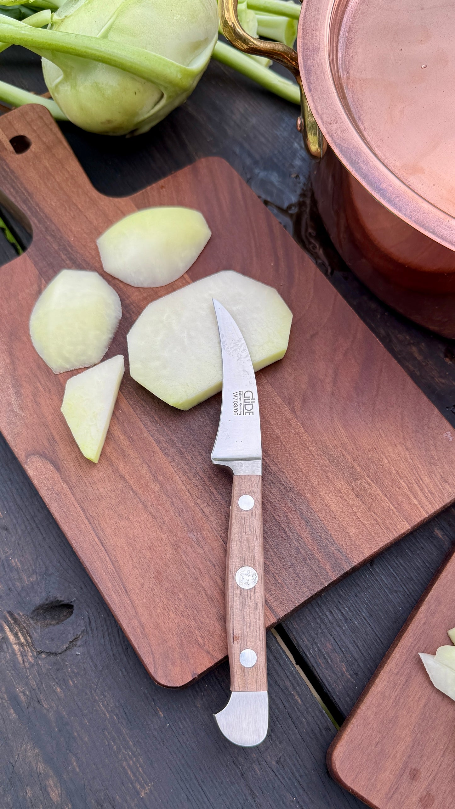 Güde Schälmesser Alpha Walnuss (Klingenlänge 6 cm)