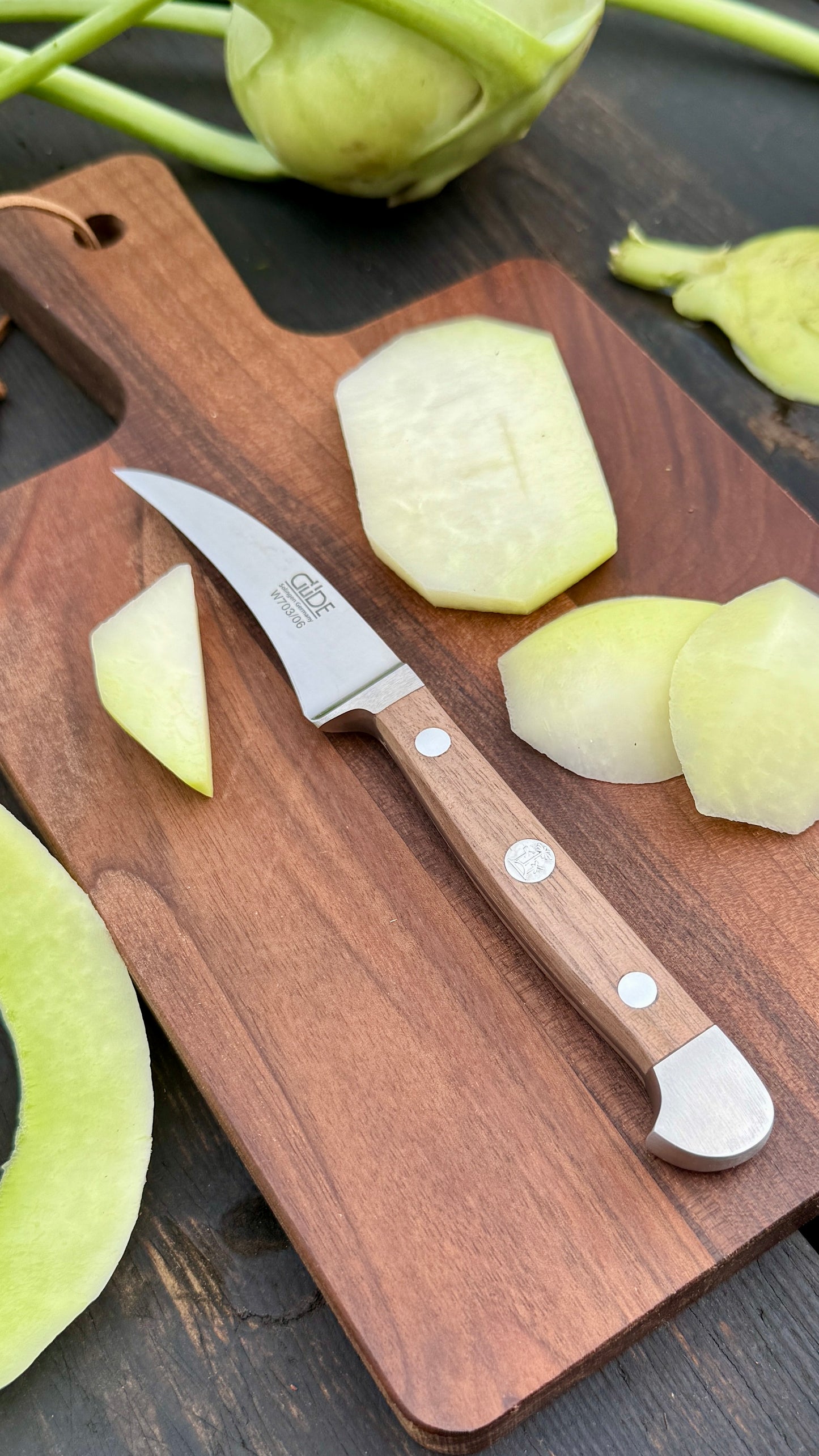Güde Schälmesser Alpha Walnuss (Klingenlänge 6 cm)
