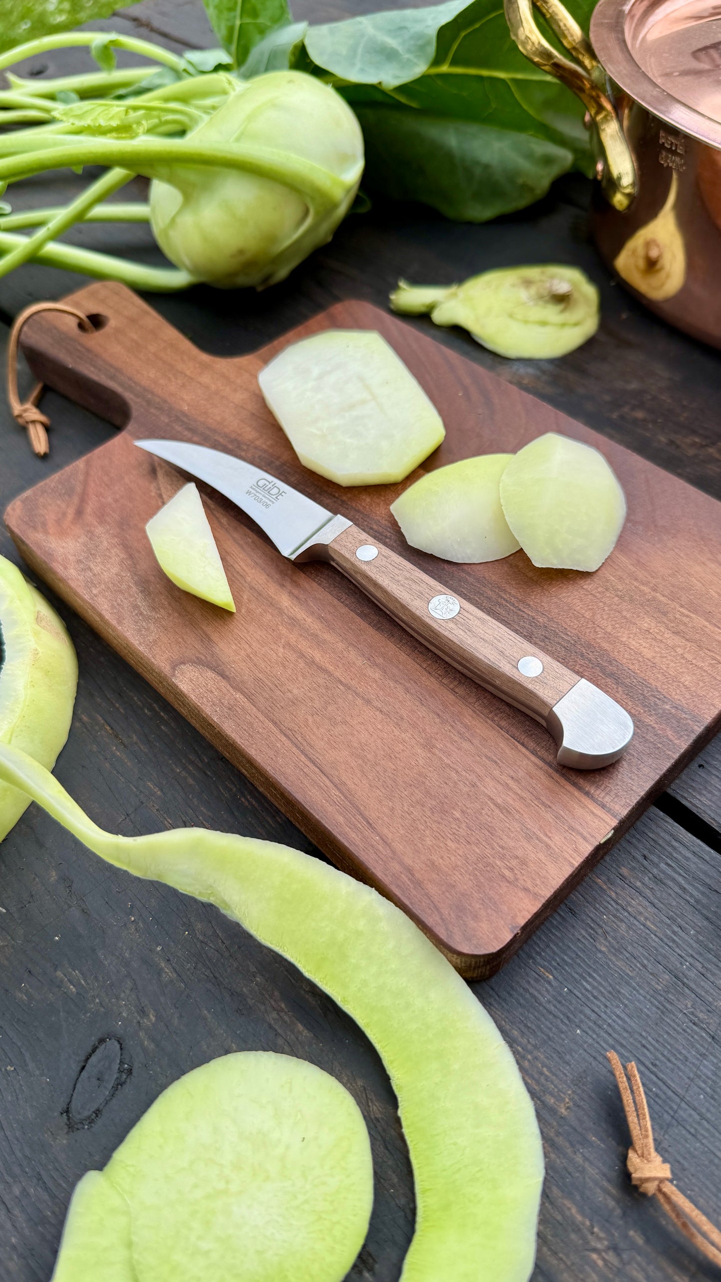 Güde Schälmesser Alpha Walnuss (Klingenlänge 6 cm)