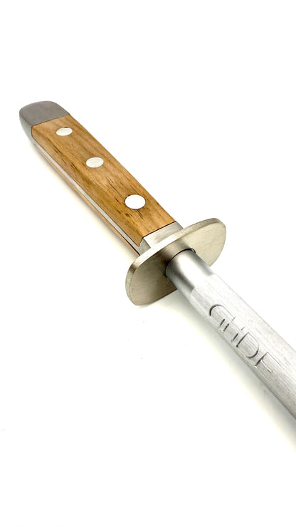 Güde Wetzstahl Alpha Walnuss (Klingenlänge 26 cm)