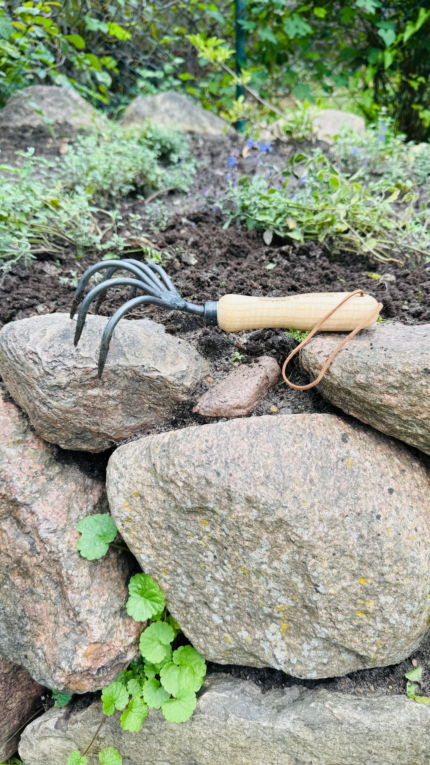 Krumpholz Grubber – 5 Zinken mit 14 cm Eschengriff