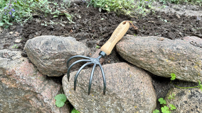Krumpholz Grubber – 5 Zinken mit 14 cm Eschengriff