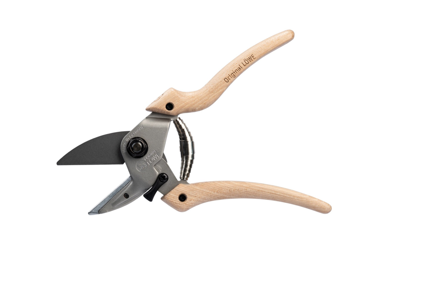 Original Löwe 6.107 Amboss-Schere Natural Echtholzgriff