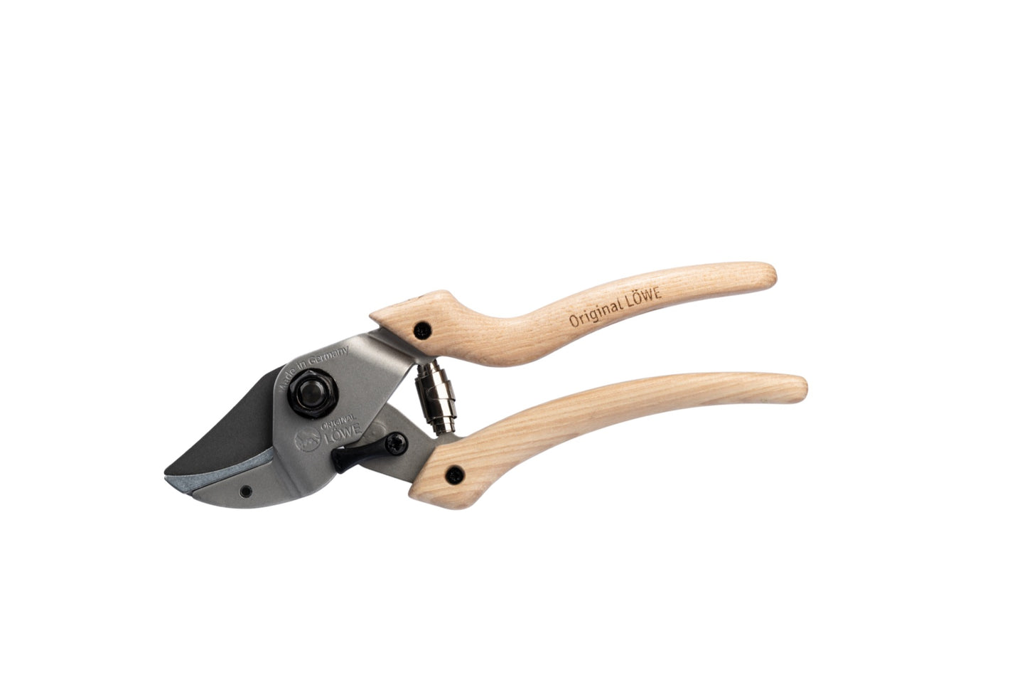 Original Löwe 7.107 Natural – Amboss-Gartenschere Professional Easy Cut