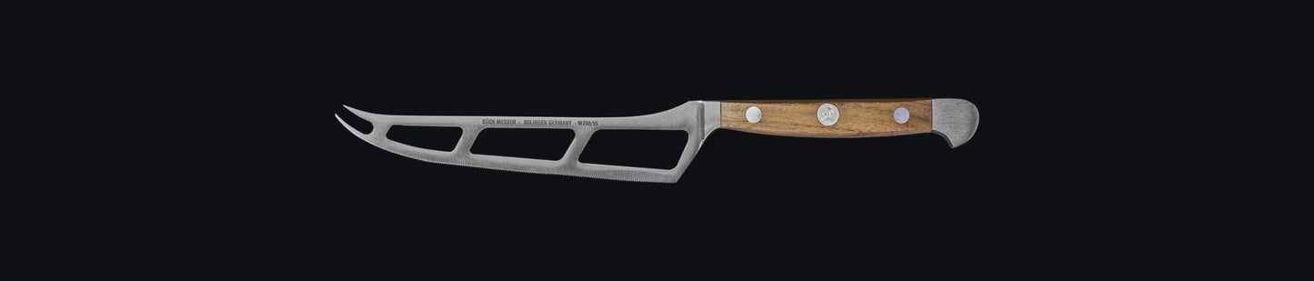 Güde Käsemesser Alpha Walnuss (Klingenlänge 15 cm)
