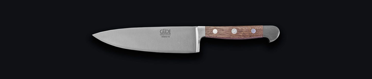Güde Kochmesser Alpha Walnuss (16 cm)