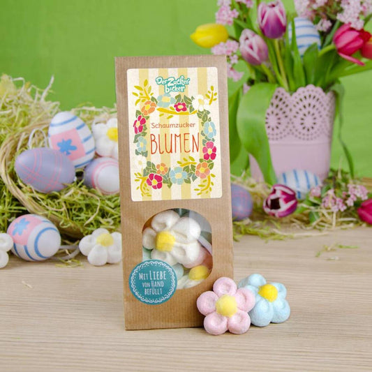 Wundertüte Schaumzucker Blumen Bunte Marshmallows