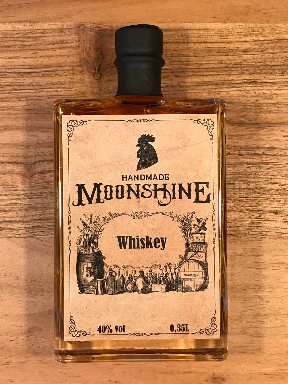 Handmade Moonshine - Single Malt Whiskey, 40 % vol., 0,35 l