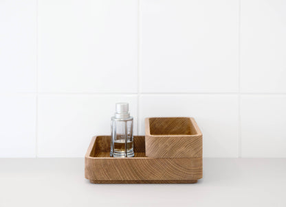 Wooden OFFCUTS Boxette Set aus massivem Eichenholz – 2-teilig