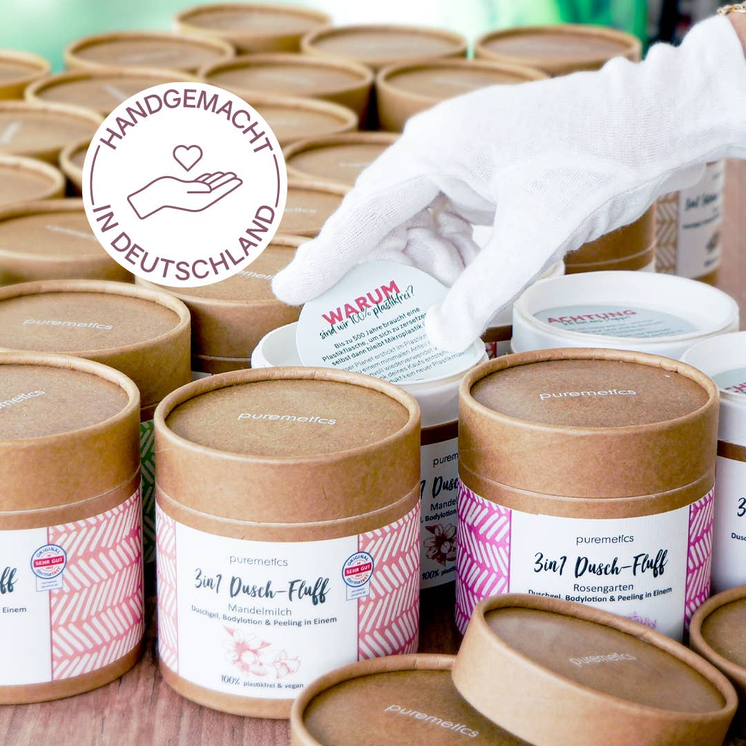 3-in-1 Shower Fluff 'Sea of ​​Flowers'