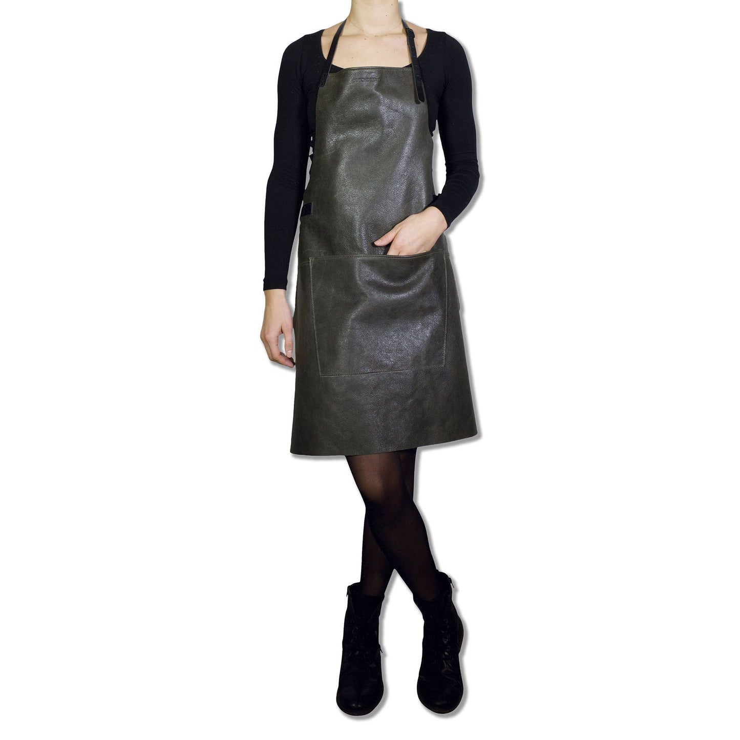 Schürze im BBQ-Stil - Vintage-Leder