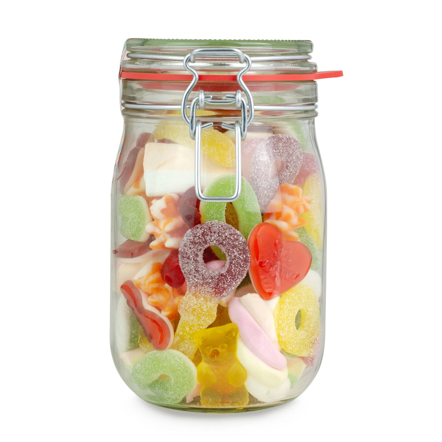 Midi Glas Gute Laune Bunte Süßigkeiten Mischung Geschenk