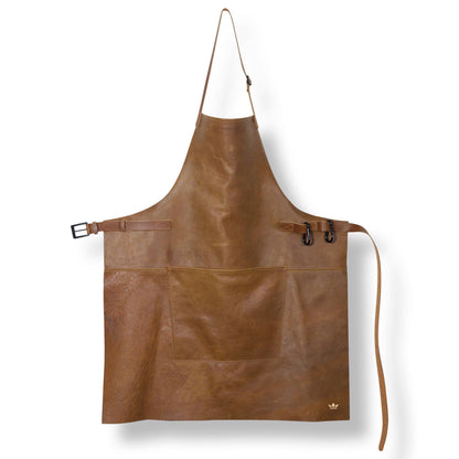 Schürze im BBQ-Stil - Vintage-Leder