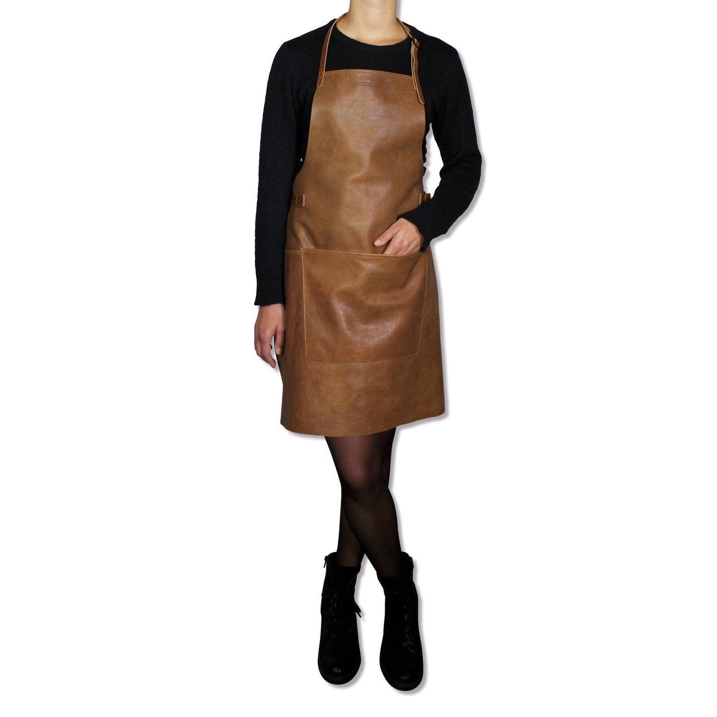 Schürze im BBQ-Stil - Vintage-Leder