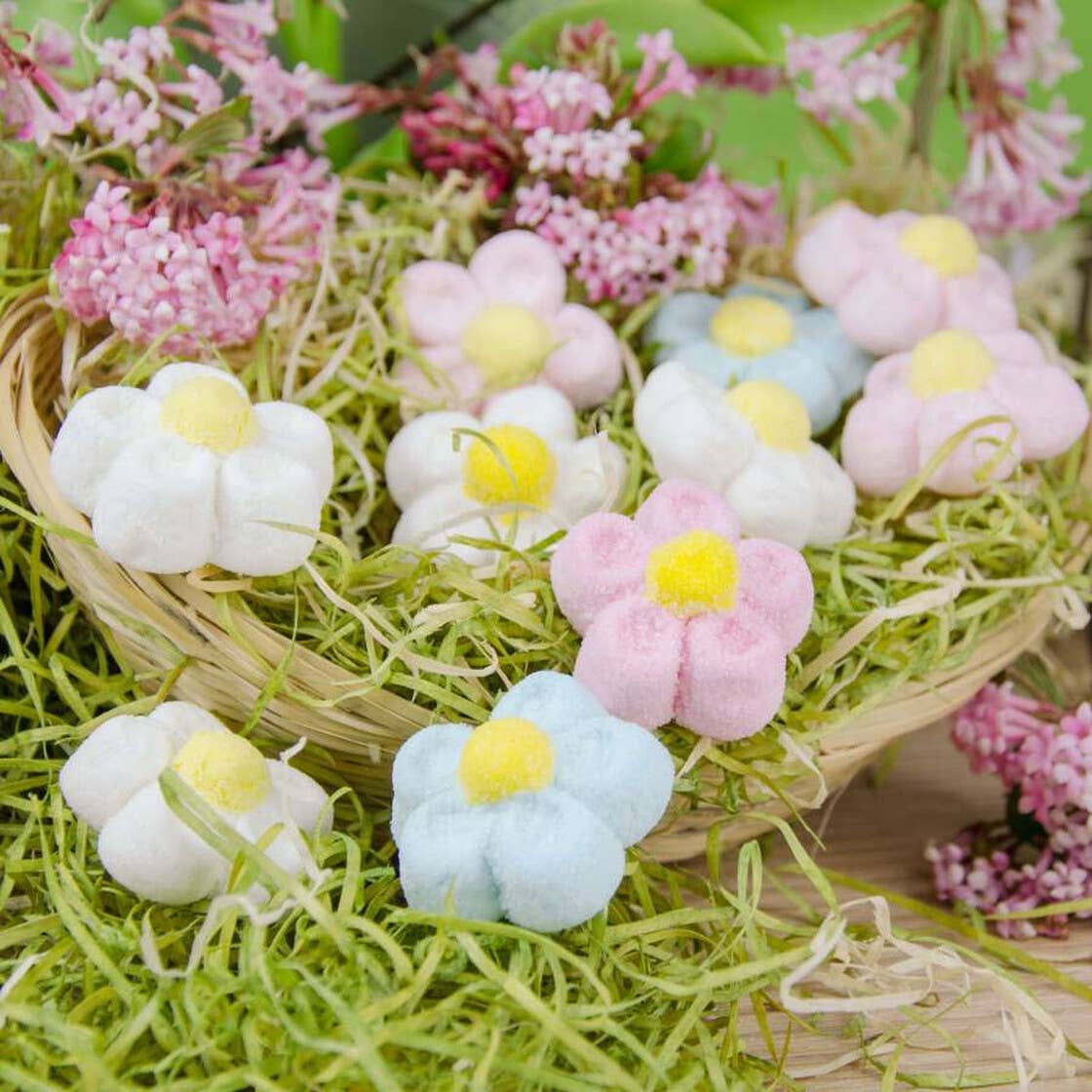 Wundertüte Schaumzucker Blumen Bunte Marshmallows