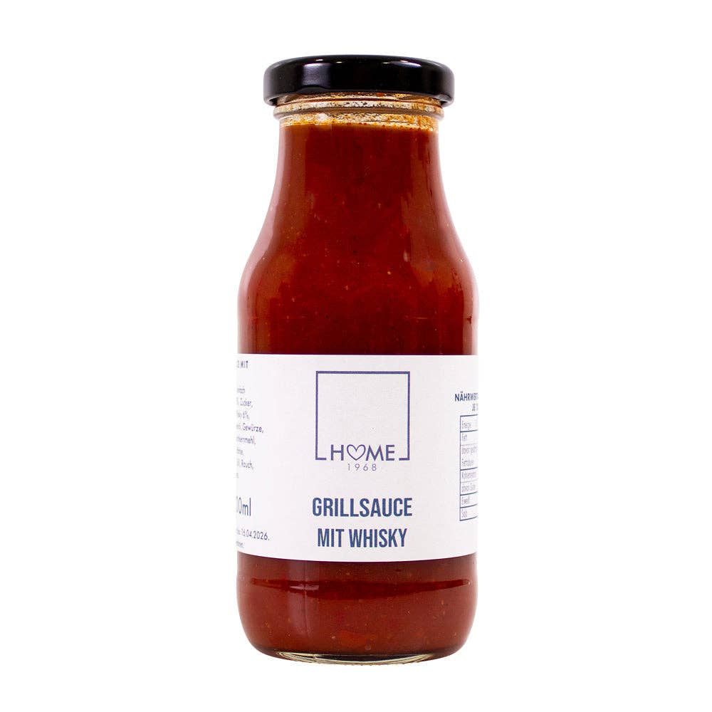 HOME 1968 - Grillsauce mit Whisky, 200 ml