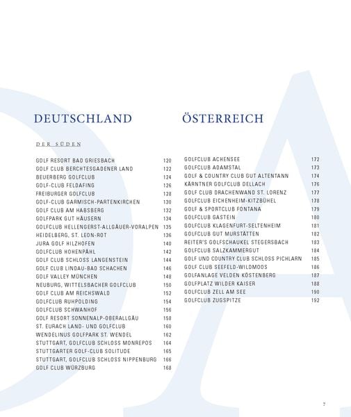 Die 100 besten Golfplätze in Deutschland und Österreich