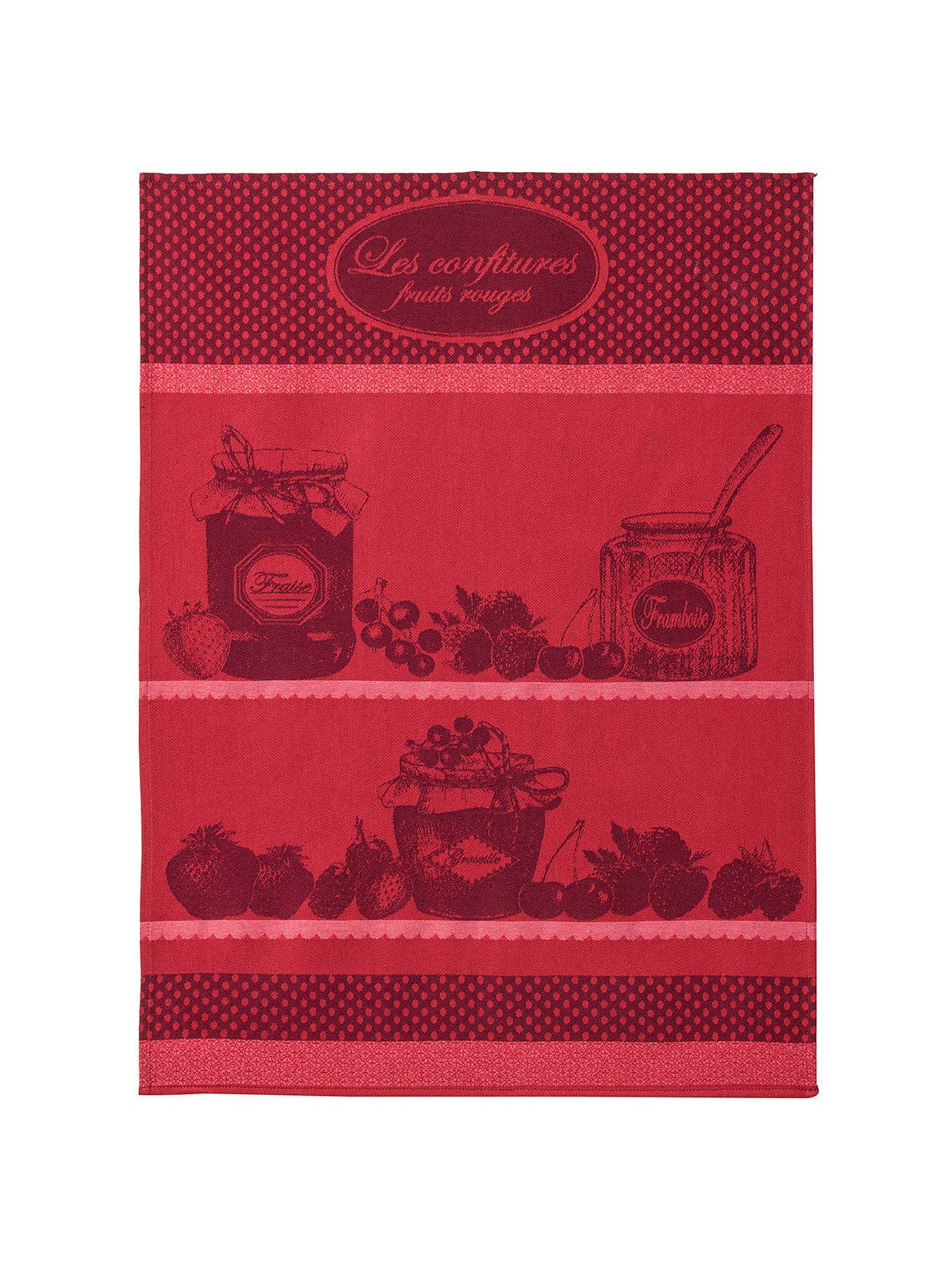 Jacquard-Geschirrtuch Konfitüren Rote Früchte