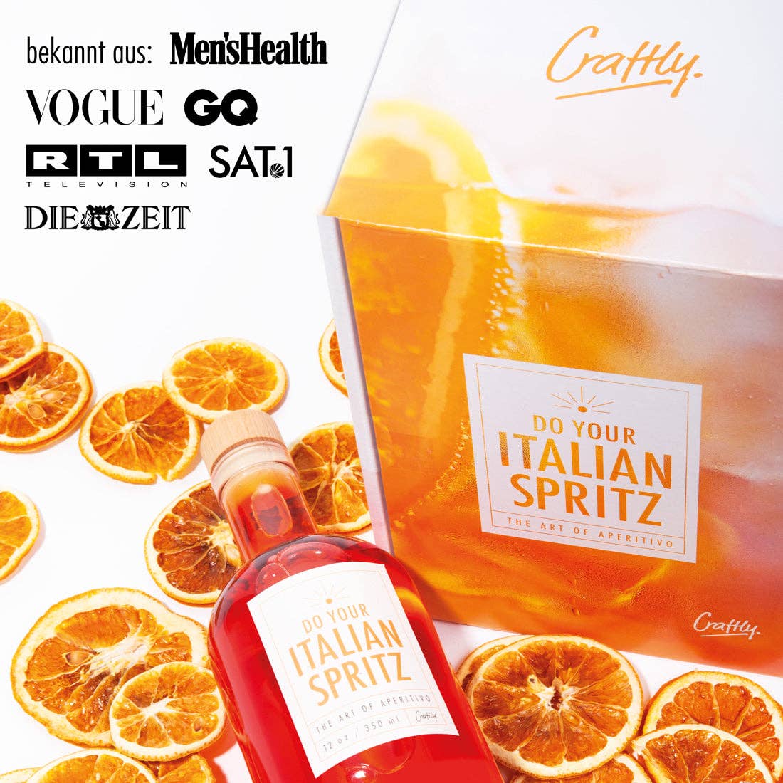 Italienisches Spritz-Infusionsset – Einzigartiges Aperitivo-Erlebnis zum Selbermachen