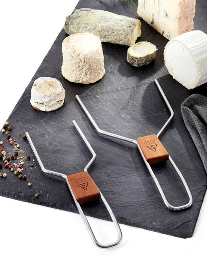 triangle Käselyra 13 cm – Edler Käseschneider aus Edelstahl & Pflaumenholz | Made in Solingen