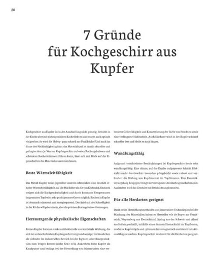 Kochen in Kupfer - Kochen wie die Profis: 50 Rezepte & das Know-How zum edlen Werkstoff Kupfer