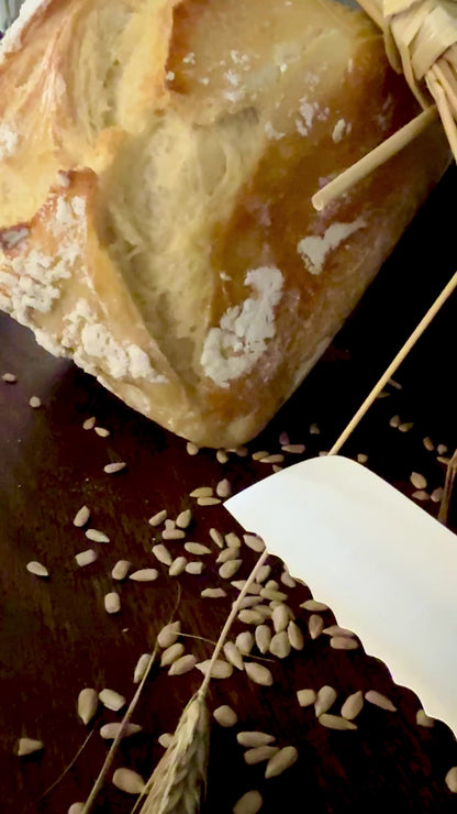 Güde bread knife Alpha walnut (blade length: approx. 21 cm) 