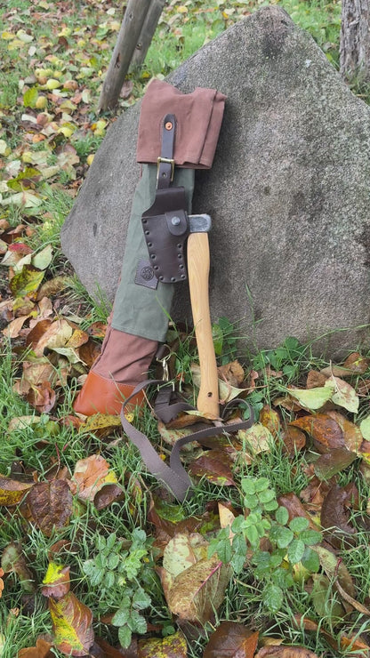 Geschenkset Krumpholz Jägerbeil & Journeyman Klapp-Säge und Tasche