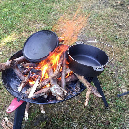 Fältugn Dutch Oven Feuertopf aus Gusseisen, 5,5 L - Skeppshult