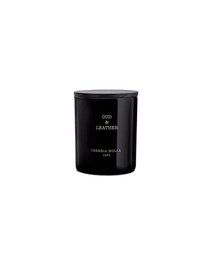 Duftkerze Oud & Leather – Oud, Leder & Weihrauch