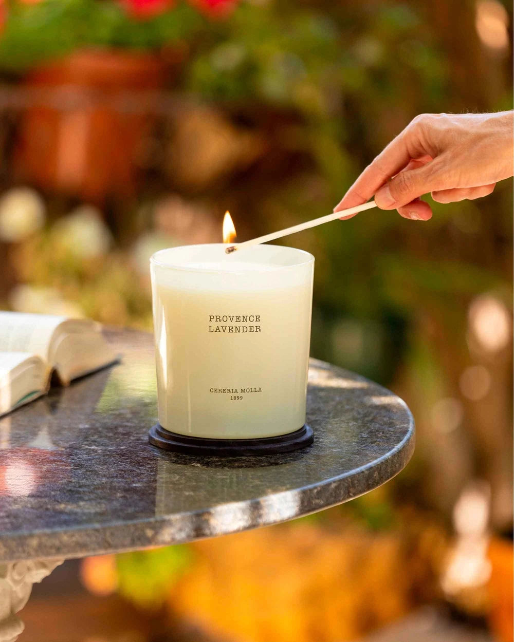 Duftkerze Provence Lavender – Lavendel & Lemongrass